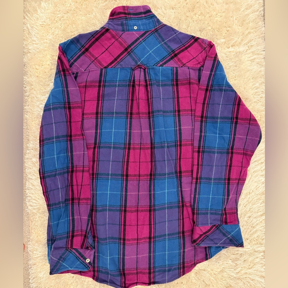 Chubbies Pink and Blue Plaid Shirt